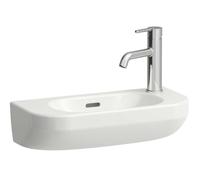 Laufen Lua - Lavamanos 50x23 cm, con rebosadero, orificio para grifo a la derecha, LCC, blanco H8150824001061