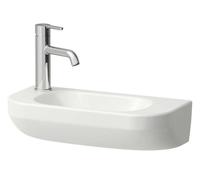Laufen Lua - Lavamanos 50x23 cm, sin rebosadero, orificio para grifo a la izquierda, LCC, blanco H8150824001131