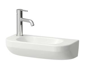 Laufen Lua - Lavamanos 50x23 cm, sin rebosadero, orificio para grifo a la izquierda, LCC, blanco H8150824001131