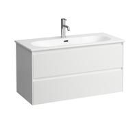 LAUFEN LUA Set Lani set completo, lavabo 1 agujero para grifo incl. mueble bajo para lavabo, 1000x515x440mm, H8600889901041, Color: multicolor