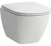 Laufen Lua taza de inodoro suspendido sin reborde blanco brillante H8200830000001
