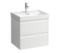 LAUFEN MEDA mueble bajo lavabo, 2 cajones, incl. sistema organizador, para H810113, 584x448x515mm, H4215720112601, Color: Blanco Mate