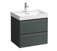 LAUFEN MEDA mueble bajo lavabo, 2 cajones, incl. sistema organizador, para H810113, 584x448x515mm, H4215720112661, Color: Gris de tráfico