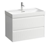 LAUFEN MEDA mueble bajo lavabo, 2 cajones, incl. sistema organizador, para H810117, 784x448x515mm, H4216120112601, Color: Blanco Mate