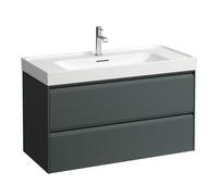 LAUFEN MEDA mueble bajo lavabo, 2 cajones, incl. sistema organizador, para H810119, 984x448x515mm, H4216220112661, Color: Gris de tráfico