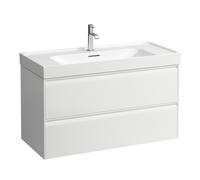 LAUFEN MEDA mueble bajo lavabo, 2 cajones, incl. sistema organizador, para H810119, 984x448x515mm, H4216220112601, Color: Blanco Mate
