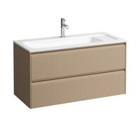 LAUFEN MEDA mueble bajo lavabo, 2 cajones, incl. sistema organizador, para H814118, 972x442x504mm, H4216920114651, Color: Cappucino