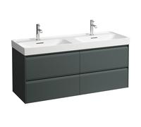 LAUFEN MEDA mueble bajo lavabo, 4 cajones, incl. sistema organizador, para H814112, 1284x448x515mm, H4216440112661, Color: Gris de tráfico
