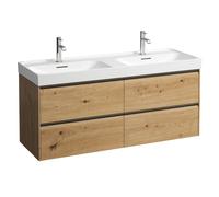 LAUFEN MEDA mueble bajo lavabo, 4 cajones, incl. sistema organizador, para H814112, 1284x448x515mm, H4216440112671, Color: Roble silvestre