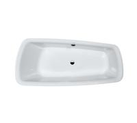 Laufen Palomba Collection - Bañera empotrada asimétrica 180x80 cm, blanca H2428000000001