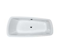 Laufen Palomba Collection - Bañera empotrada asimétrica 180x80 cm, blanca H2438000000001