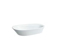 Laufen Palomba Collection - Cuenco de lavabo 60x40 cm, sin rebosadero, sin agujero para grifo, LCC, blanco H8168034001121