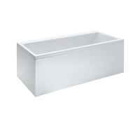 Laufen Pro - Bañera con construcción y panel frontal a la izquierda, 160x70 cm, blanco H2339550000001