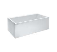 Laufen Pro - Bañera con construcción y panel frontal izquierdo, 170x75 cm, blanco H2319550000001