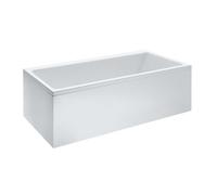 Laufen Pro - Bañera esquinera 180x80 cm, con sistema de masaje, iluminación LED, desinfección y sensor, blanca H2329550006951