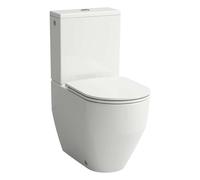 Laufen Pro - Juego completo de WC combi de pie, desagüe posterior/inferior, SoftClose, blanco H8679530009701