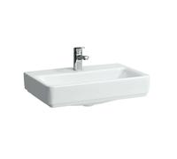 Laufen Pro S - Lavabo, 55x38 cm, 1 orificio para la grifería, sin rebosadero, con LCC, blanco H8179584001561