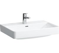 Laufen Pro S: Lavabo de encimera de 65 cm, sin orificio para el grifo, con desbordamiento