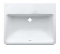 Laufen Pro S - Lavabo encastrado, 56x44 cm, sin agujero para el grifo, con LCC, blanco H8189634001091