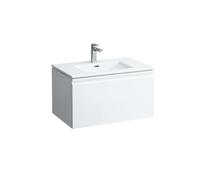 Laufen Pro S - Mueble con lavabo, 800x500 cm, 1 cajón, blanco brillante H8609634751041