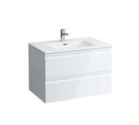 Laufen Pro S - Mueble de lavabo 800x500 cm, 2 cajones, blanco mate H8619634631041