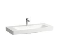 LAUFEN PRO X lavabo sobre encimera, sin agujero para grifo, con rebosadero, 1050x465mm, H8168697571091, Color: Blanco mate