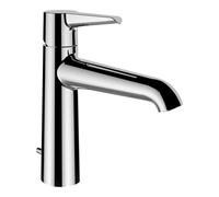 Laufen Pure - Grifo de lavabo, con caño, Eco+, cromo HF901703100000