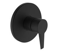 Laufen Pure - Grifo empotrado de ducha, negro mate HF901778428000