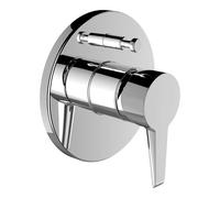 Laufen Pure - Grifo empotrado para 2 dispositivos, cromo HF901779100000