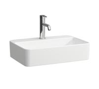 LAUFEN Savoy lavabo, 380x550x130mm, rectangular, con rebosadero, 1 agujero para grifo, H8169450001041, Color: Blanco