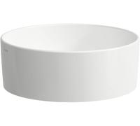Laufen Savoy lavabo 42x42 cm circular sobre encimera blanco H8129420001121