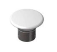 Laufen - Tapa cerámica para salida de lavabo, blanco mate H8981907570001