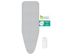LaundrySpecialist Funda para Tabla de Planchar con reflexión del Calor, Planchado más rápido, para Tablas de Planchar tamaño S/M - Ancho 25-32 cm y Largo 105-112 cm - Ideal para un Lavado Suave sin
