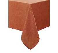 Laura Ashley Harper Mantel de Tela Suave y Lujosa para cenas Formales o Informales, Vacaciones, Banquetes, Bodas o Fiestas, 60 x 144 Pulgadas, Color Especia