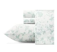 Laura Ashley Home Juego de sábanas: 100, Suave y Luminoso, Ropa de Cama Resistente a Las Arrugas, algodón, Palacio de jardín, King