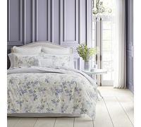 Laura Ashley - Juego de Funda de edredón King, Juego de Cama de Terciopelo de Felpa, decoración del hogar de diseño (Wisteria Lavender, King)