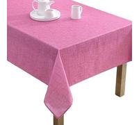 Laura Ashley Mantel Decorativo, Resistente a Las Arrugas y a Las Manchas, Repelente al Agua, fácil Cuidado, Tela de poliéster Lavable para Comedor, Cocina, Vacaciones y Fiestas, 60 x 84 Pulgadas,
