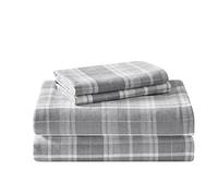 Laura Ashley Mulholland - Juego de sábanas, Doble, Color Gris, Gris, Plein