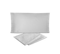 Laura Biagiotti - Juego de sábanas para Cama Individual de percal 100% algodón, Color Gris Perla, sábana encimera + sábana Bajera + Funda de Almohada
