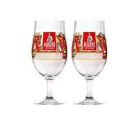 Laurie's Pub and Bar Accessories Madri Excepcional Lager - Vasos Cerveza de Pinta de Edición Limitada, Juego de 2
