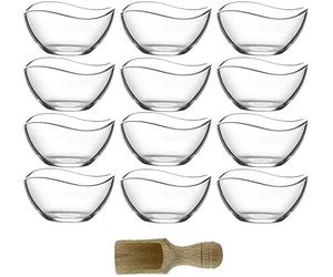 Lav 12 cuencos de cristal Vira 310 ml cuencos postre aperitivo vasos de cristal