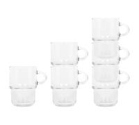 LAV Juego de Tazas Apilable 360 ml (6 Unidades)