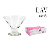 LAV Set de 6 Copas de Helado 165cc Helado Lav