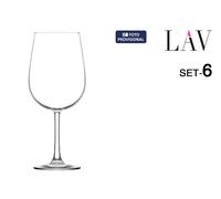 LAV Set de 6 Copas de Vino Island 65cl