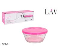LAV Set de 6 cuencos Master 250cc de 10.5cm de diámetro aproximado