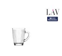 LAV Set de 6 Tazas Hestia con Asa 250cc con Ø76x100mm