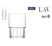 LAV Set de 6 Vasos Calista Apilables Largos 510cc