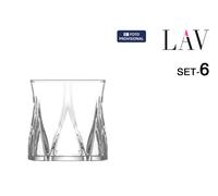 LAV Set de 6 Vasos Zoey 300cc
