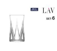 LAV Set de 6 Vasos Zoey 380cc