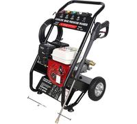 Lavaadora a presión de gasolina, 2200 PSI, motor de 7,5 CV, color rojo
